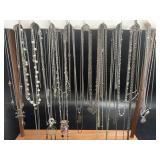 Vintage & Modern Silver Tone Costume Necklaces