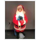 Vtg Empire Plastics 33in Tall Santa Blow Mold