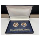 1999& 2000 First & Last Dollars Of The Millennium