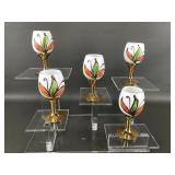 Uinque Murano-styled Mini Liquor Glasses