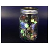 Vintage Glowing Manganese & Cadmium Marbles