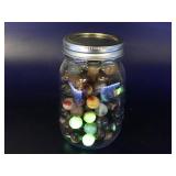 Vintage Glowing Manganese & Cadmium Marbles