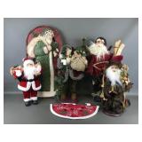 Vtg Santa Claus Figures & More