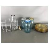 Vtg Lemon Depression Glass, Milk Glass & More