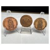 1931 Grand Trunk Railway Station Tokens