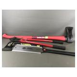 True Temper Wood-cutting Axe & More