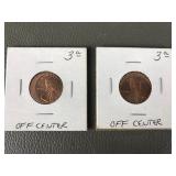 Struck Off Center 1998 Lincoln Penny &