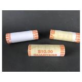 Vtg Quarter Rolls & Quarters