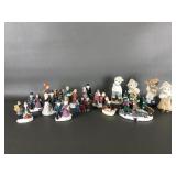 Vintage Porcelain Christmas Village Figurines