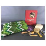 Vintage Celluloid Vanity / Dresser Set & More