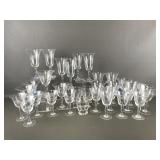 Etched Stemmed Champagne Glasses & More