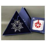 2003 Swarovski crystal snowflake ornament &