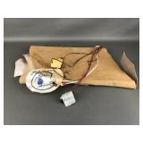 Vtg Brown Suede With Patches & Pins