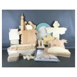Precut Wooden Project Craft Pieces
