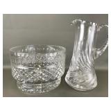 Vintage Crystal Cut Glass Centerpiece Bowl &