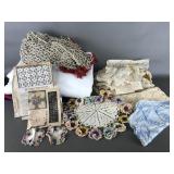 Vintage Doilies, Crochet Works, Fabric & More