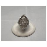 Jswj Sterling Silver Cocktail Ring