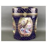 Limoges Blue Porcelain Trinket Box