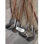 Collectible antique wooden shaft golf clubs