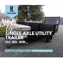 Single Axle Utility Trailer