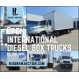 Online Auction | International Diesel Box Trucks