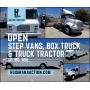 Online Auction | Step Vans, Box Truck & Truck Tractor