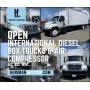 Online Auction | International Diesel Box Trucks & Air Compressor