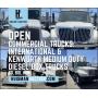 COMMERCIAL TRUCKS: INTERNATIONAL & KENWORTH MEDIUM DUTY DIESEL BOX TRUCKS