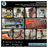 Estate Sale: Snap-on Tools, Shop Equipment, Power Tools & Auto Parts