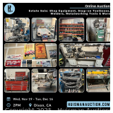 Estate Sale: Shop Equipment, Snap-on Toolboxes, Welders, Metalworking Tools & More