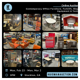 Contemporary Office Furniture, Forklift, Shop Equipment & Tools 
