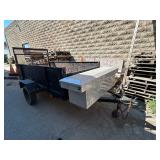 12-Foot Single-Axle Box Trailer with Kobalt Toolbox