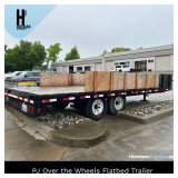 PJ Over the Wheels Flatbed Trailer