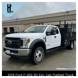 2019 Ford F-450 SD Ext. Cab Flatbed Truck