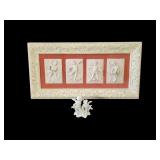 Cherub Figurine & Framed Wall Plaque