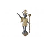 Vintage Moorish Blackamoor Figural Candle Holder