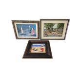 Mixed Lot of Framed Art