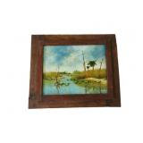 A. Sundal ï¿½Florida Goldï¿½ Oil on Canvas