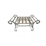 Wrought Iron Plant Stand / Bench-Style