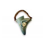 Vintage Roseville Apple Blossom Wall Pocket