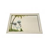Vintage Flamingo Mirror