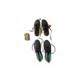 2 Crocs Sneakers + Croc Shine Kit Size 9W