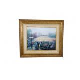 Thomas Kinkade The Garden Party Canvas Lithograph