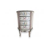 Small Painted 4 Drawer Accent Table/Chest