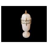 White Marble French Annular Dial Clock