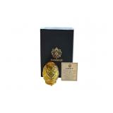 RARE! Faberge Starburst Cut Crystal Egg w/Box