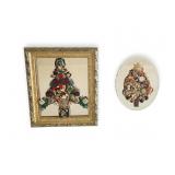 Hand Made Christmas Tree Mirrors