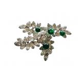 Vintage Kramer Rhinestone Brooch SIGNED