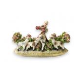 Capodimonte-Style Porcelain Centerpiece