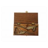 Vintage Stork Sewing Tools in Box